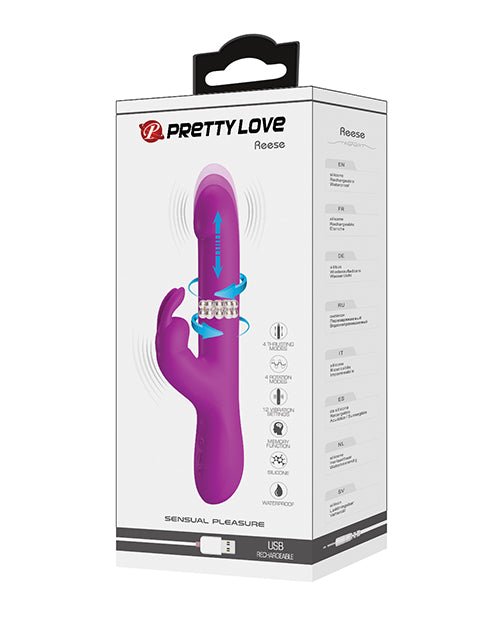 Pretty Love Reese Thrusting Rabbit - Fuchsia | Shop Lowest Prices at Funlove.com