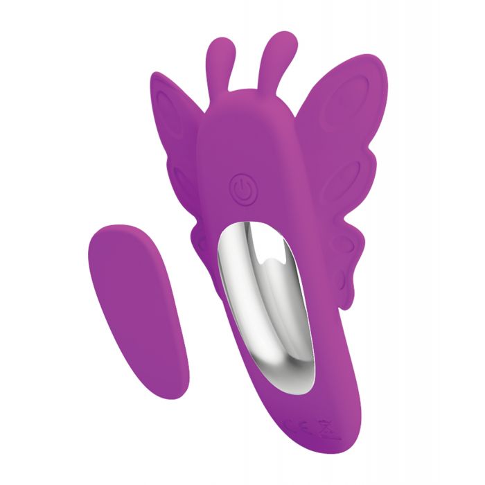 Pretty Love Romance Aileen Magnetic Butterfly Panty Vibe - Fuchsia | Shop Lowest Prices at Funlove.com