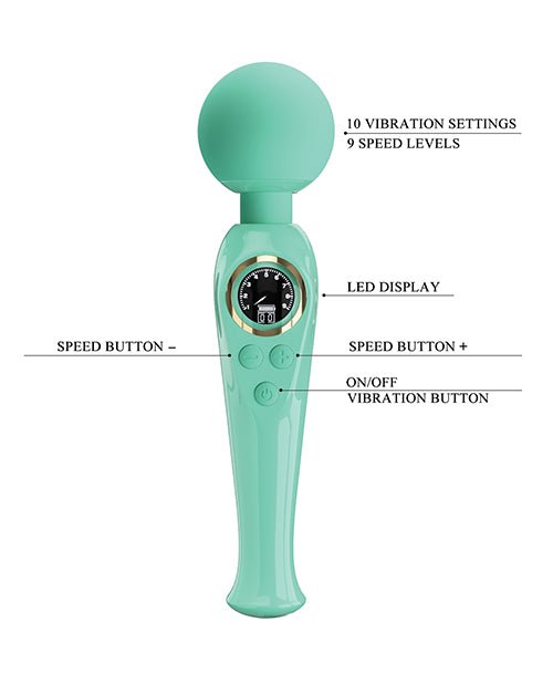 Pretty Love Skylar LED Digital Display Wand - Turquoise | Shop Lowest Prices at Funlove.com