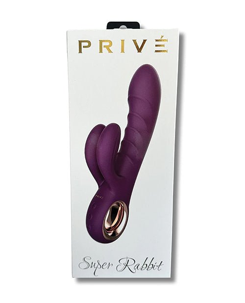 PRIVE Super Rabbit Vibrator - Purple | Shop Lowest Prices at Funlove.com
