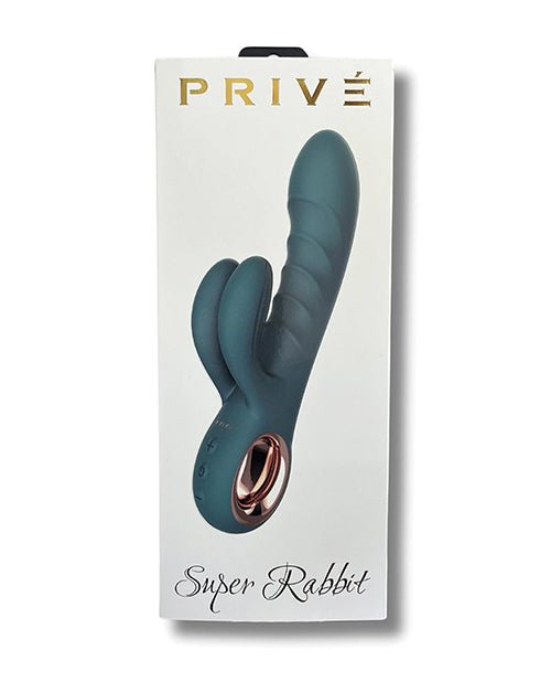 PRIVE Super Rabbit Vibrator - Teal | Shop Lowest Prices at Funlove.com