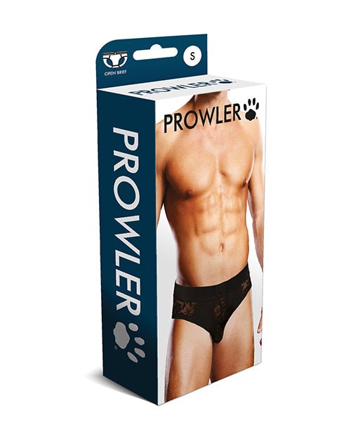 Prowler Lace Open Back Brief - Black SM | Shop Lowest Prices at Funlove.com