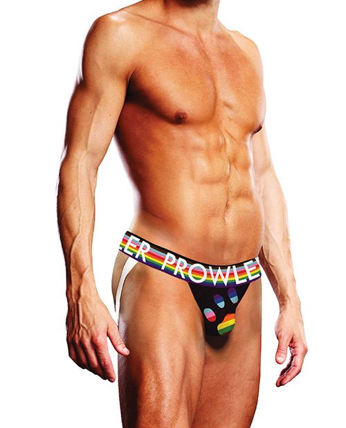 Prowler Oversized Paw Jock Strap - Black/Multi MD | Shop Lowest Prices at Funlove.com