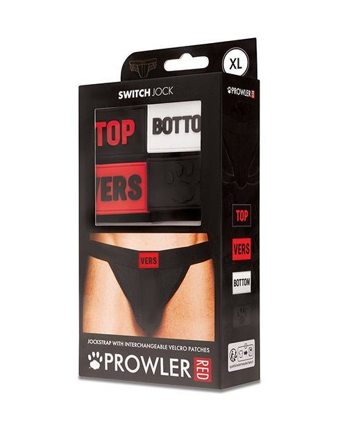 Prowler Switch Jock w/Four Interchangeable Patches - Black XL | Shop Lowest Prices at Funlove.com