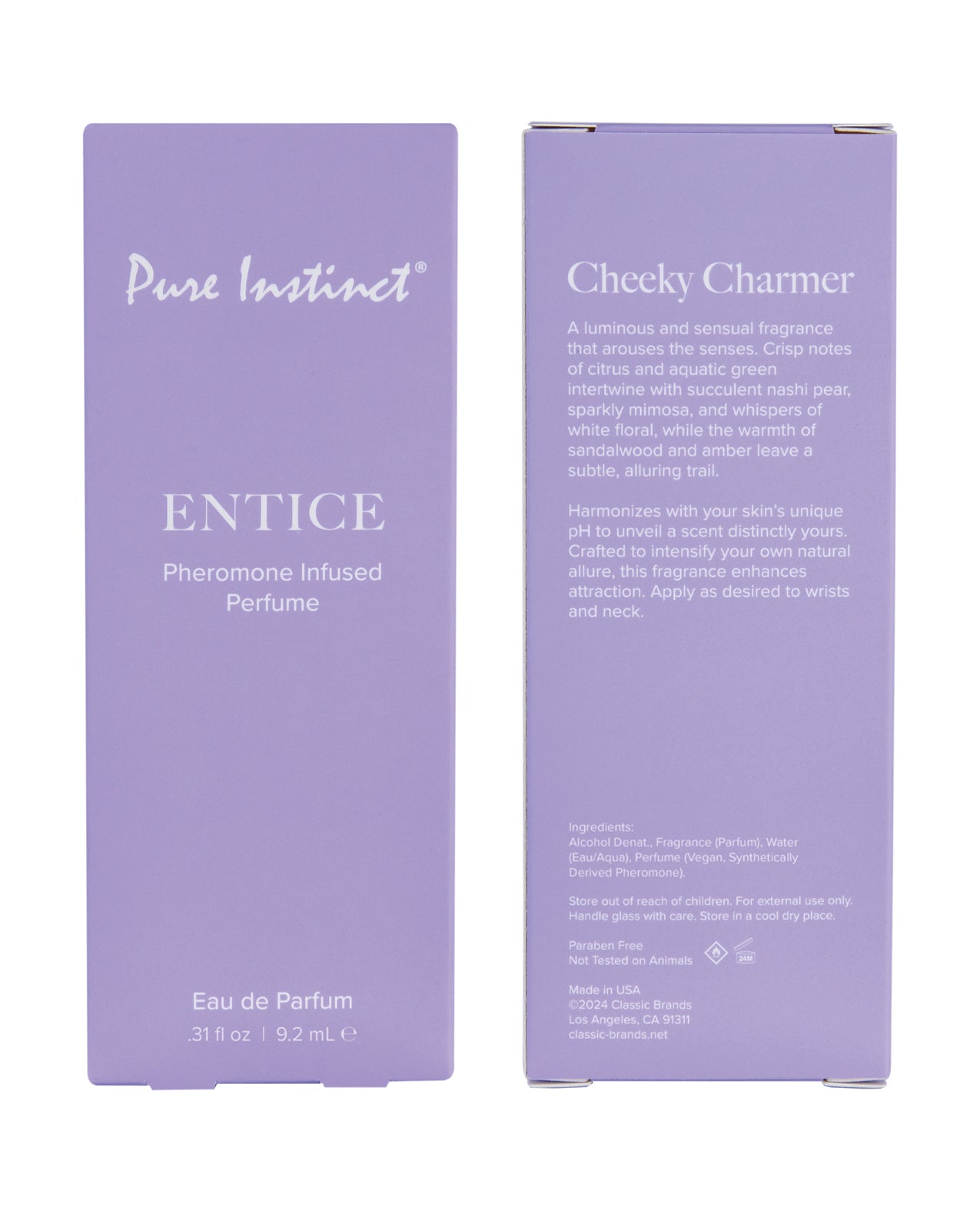 Pure Instinct Pheromone Perfume Entice - 9.2 ml Spray | Shop Lowest Prices at Funlove.com