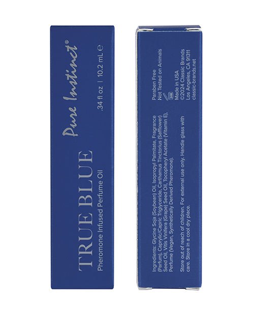 Pure Instinct Pheromone Perfume Oil Roll On - 10.2 ml True Blue | Shop Lowest Prices at Funlove.com