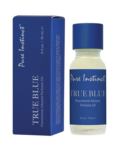 Pure Instinct Pheromone Perfume Oil w/Dripper - 15 ml True Blue | Shop Lowest Prices at Funlove.com