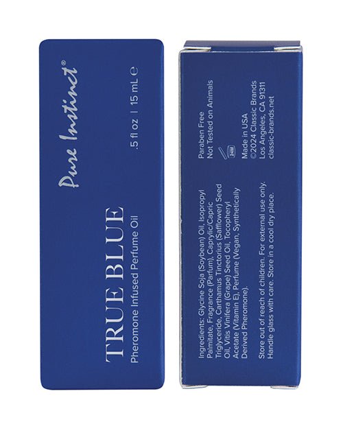 Pure Instinct Pheromone Perfume Oil w/Dripper - 15 ml True Blue | Shop Lowest Prices at Funlove.com