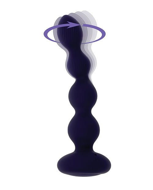 Purple Pleasure Orbit Remote Controlled Anal Vibe - Purple | Shop Lowest Prices at Funlove.com