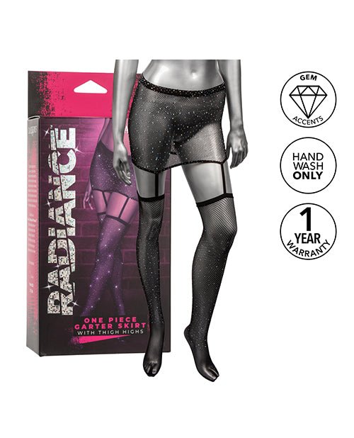 Radiance One Piece Garter Skirt W/ Thigh Highs | Shop Lowest Prices at Funlove.com