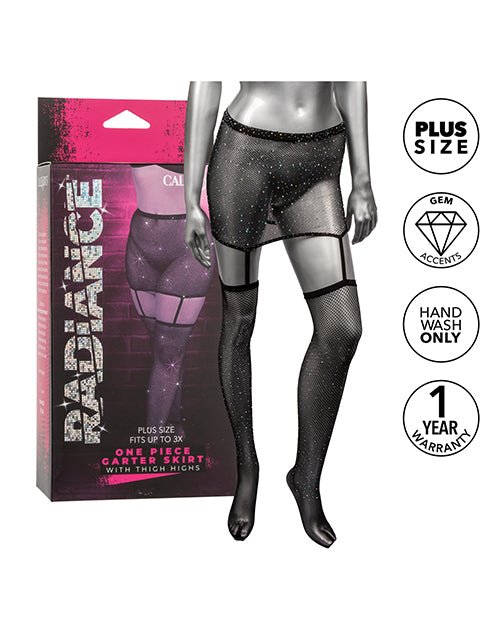 Radiance One Piece Garter Skirt W/ Thigh Highs | Shop Lowest Prices at Funlove.com