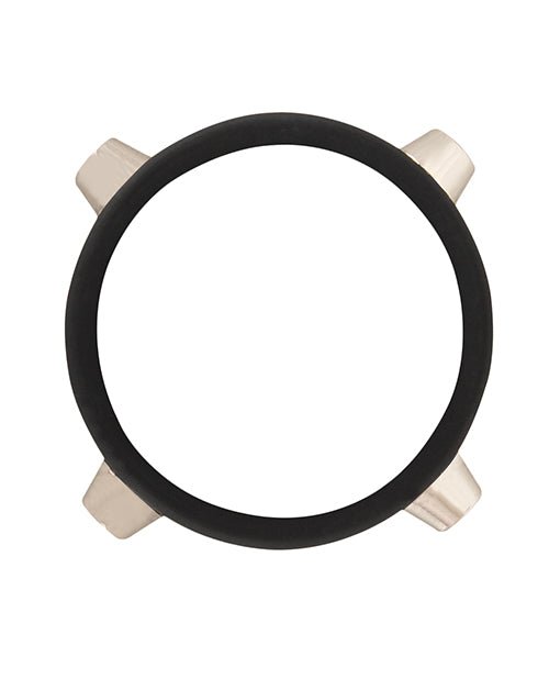 Rebel Cock Ring w/Studs - Black | Shop Lowest Prices at Funlove.com
