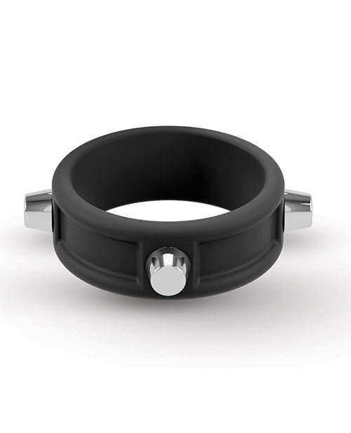 Rebel Cock Ring w/Studs - Black | Shop Lowest Prices at Funlove.com