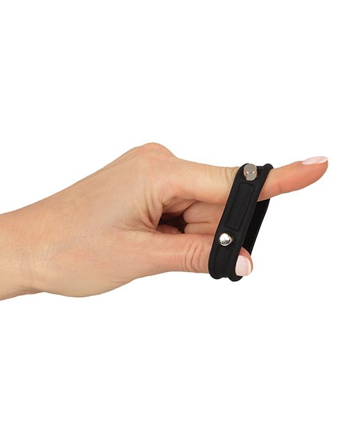 Rebel Cock Ring w/Studs - Black | Shop Lowest Prices at Funlove.com