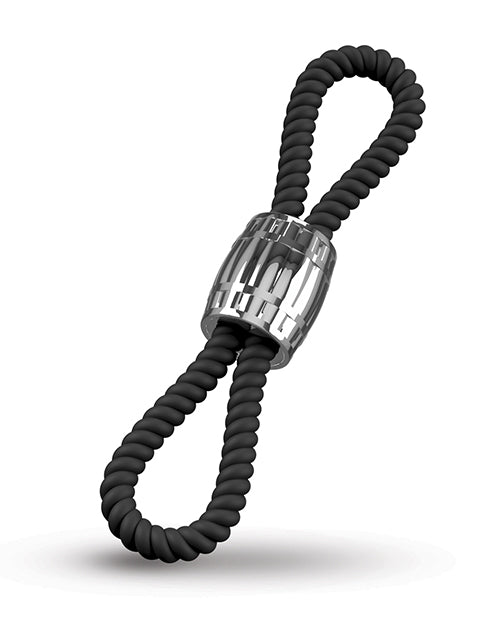 Rebel Two Loop Heavy Rope Cock Lasso - Black | Shop Lowest Prices at Funlove.com