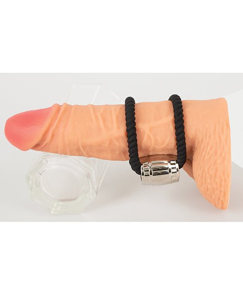 Rebel Two Loop Heavy Rope Cock Lasso - Black | Shop Lowest Prices at Funlove.com
