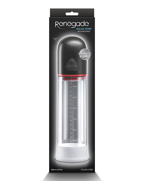Renegade Bulge Vibrating Pump - Black | Shop Lowest Prices at Funlove.com