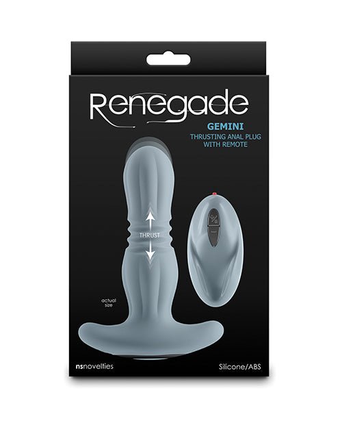 Renegade Gemini Anal Plug Vibrator with Remote | Shop Lowest Prices at Funlove.com