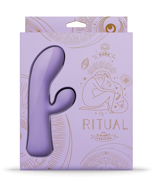 RITUAL Aura Rechargeable Silicone Rabbit Vibe - Lilac | Shop Lowest Prices at Funlove.com