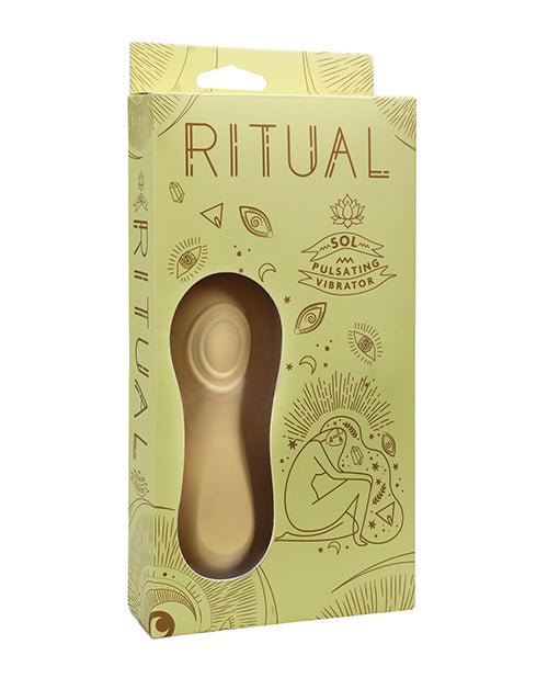 RITUAL Sol Rechargeable Silicone Pulsating Vibe - Yellow | Shop Lowest Prices at Funlove.com