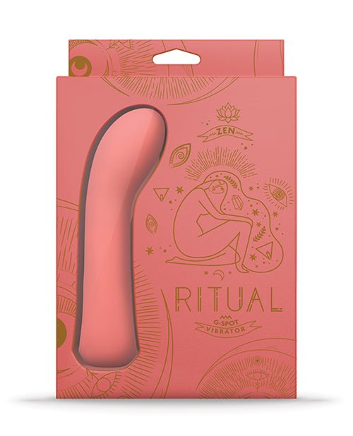 RITUAL Zen Rechargeable Silicone G - Spot Vibe - Coral | Shop Lowest Prices at Funlove.com
