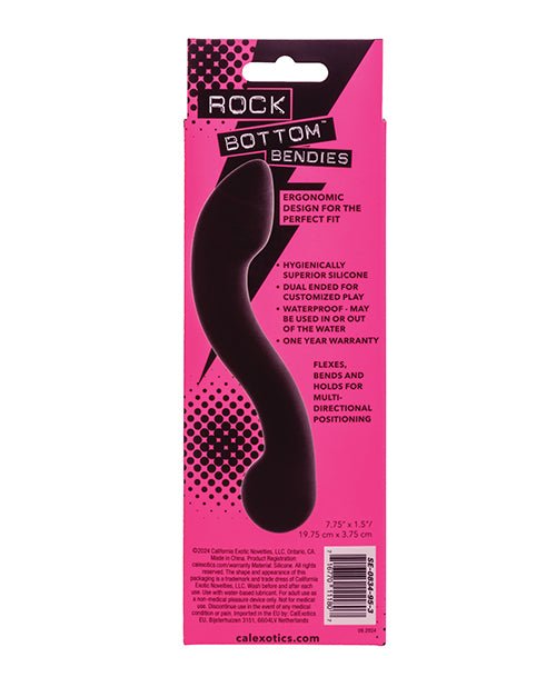 Rock Bottom Bendies Bendy Ecsta - Flex Dual Ended Anal Probe - Black | Shop Lowest Prices at Funlove.com