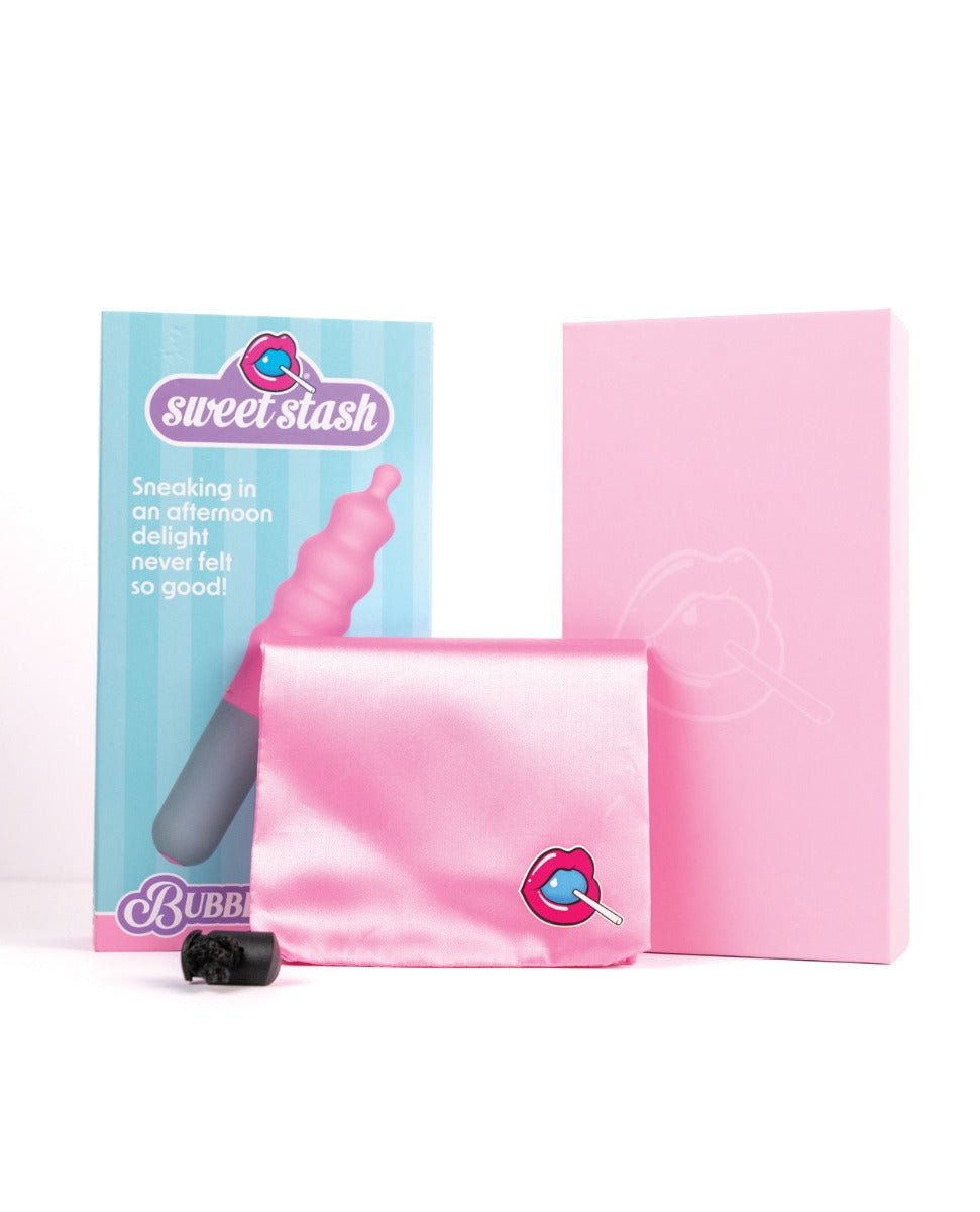 Rock Candy Bubble Gusher Stimulator - Pink/Grey | Shop Lowest Prices at Funlove.com