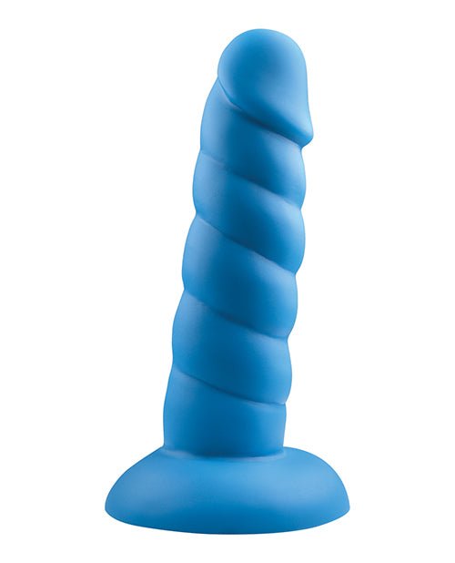 Rock Candy Suga Daddy 5.5" Silicone Dildo - Blue | Shop Lowest Prices at Funlove.com