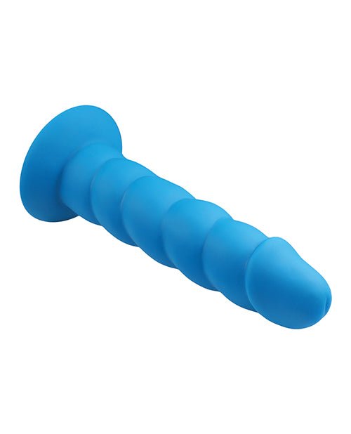 Rock Candy Suga Daddy 7" Silicone Dildo - Blue | Shop Lowest Prices at Funlove.com