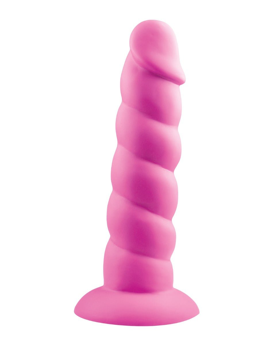 Rock Candy Suga Daddy 8" Silicone Dildo - Pink | Shop Lowest Prices at Funlove.com