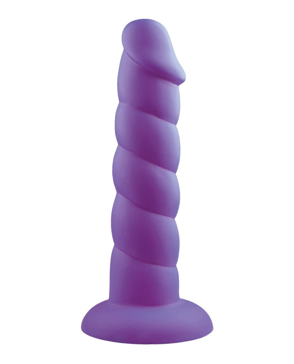 Rock Candy Suga Daddy 8" Silicone Dildo - Purple | Shop Lowest Prices at Funlove.com