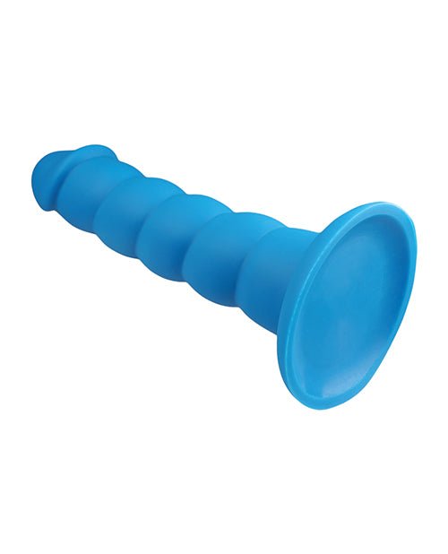Rock Candy Suga Daddy 9.5" Silicone Dildo - Blue | Shop Lowest Prices at Funlove.com