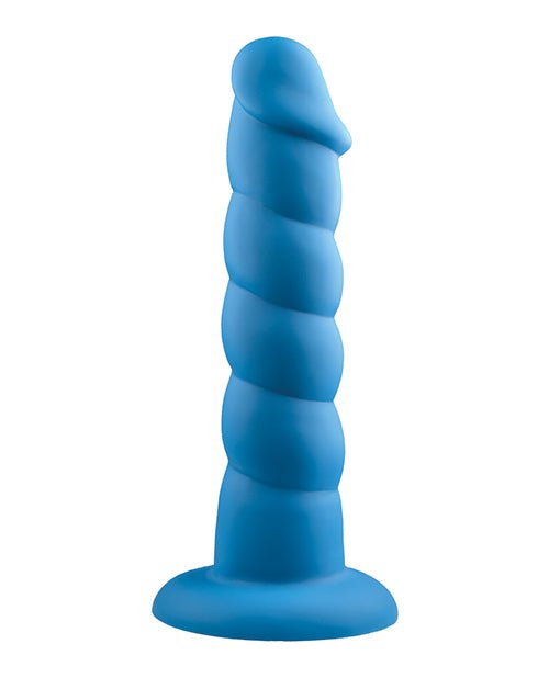 Rock Candy Suga Daddy 9.5" Silicone Dildo - Blue | Shop Lowest Prices at Funlove.com