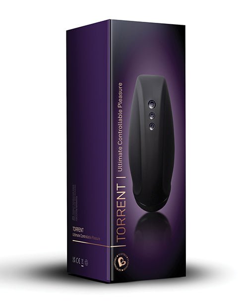 Rocks Off Torrent Rechargeable Stroker - Black | Shop Lowest Prices at Funlove.com