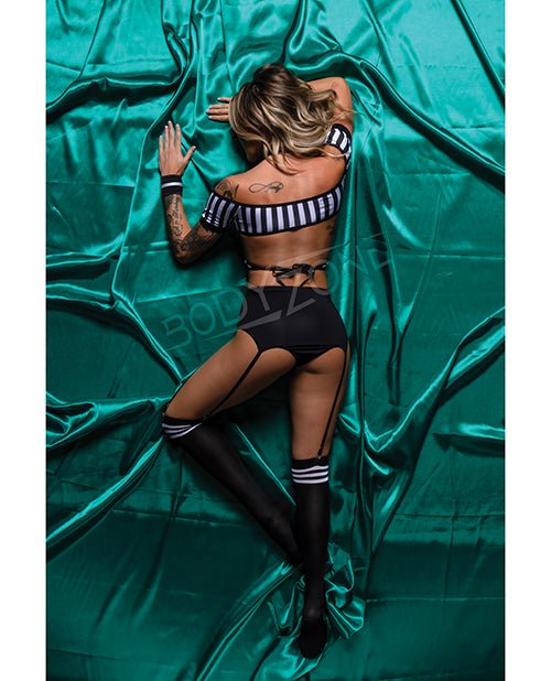 Role Play Risque Referee 6 Pc Set Black/white | Shop Lowest Prices at Funlove.com