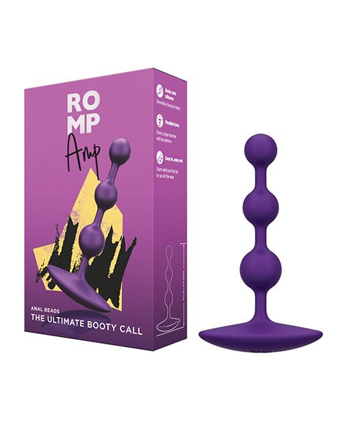 Romp Amp Flexible Anal Beads - Violet | Shop Lowest Prices at Funlove.com