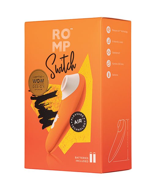 ROMP Switch X Clitoral Vibrator - Orange | Shop Lowest Prices at Funlove.com