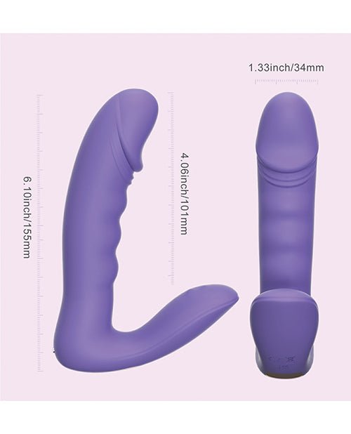 RORA App - Controlled Rotating G - Spot Vibrator & Clitoral Stimulator - Purple | Shop Lowest Prices at Funlove.com