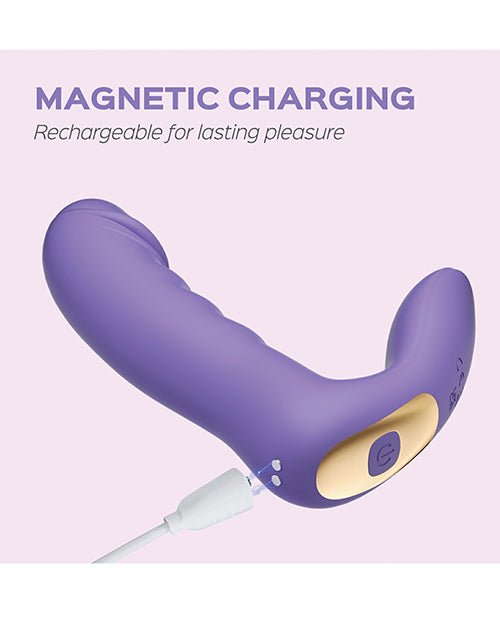 RORA App - Controlled Rotating G - Spot Vibrator & Clitoral Stimulator - Purple | Shop Lowest Prices at Funlove.com
