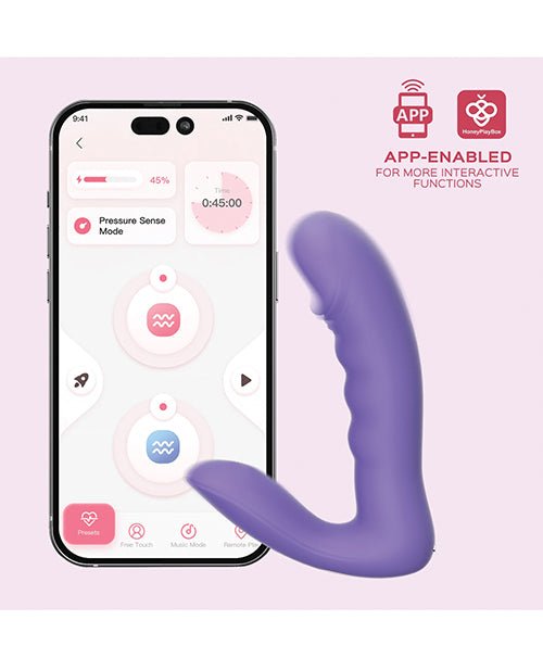 RORA App - Controlled Rotating G - Spot Vibrator & Clitoral Stimulator - Purple | Shop Lowest Prices at Funlove.com
