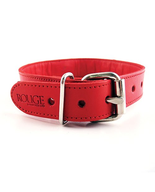 Rouge Leather O Ring Studded Collar | Shop Lowest Prices at Funlove.com