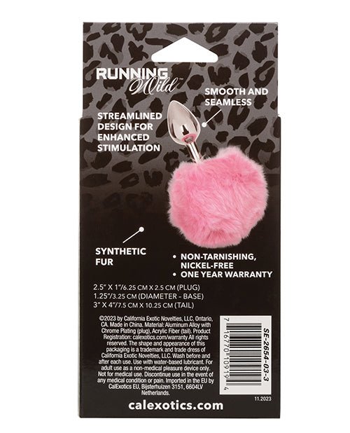 Running Wild Pink Bunny Tail Anal Probe | Shop Lowest Prices at Funlove.com