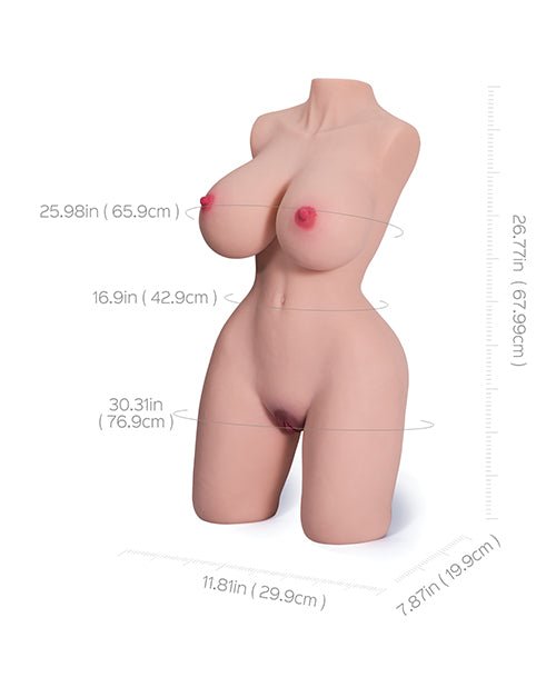 Saffron Huge Breast Adult Torso Sex Doll | Shop Lowest Prices at Funlove.com