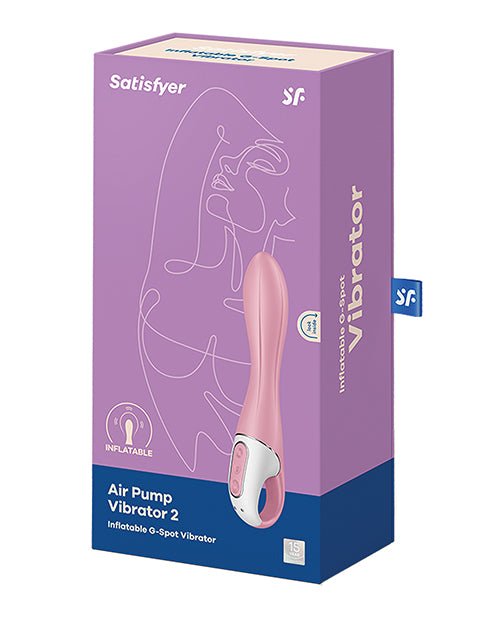 Satisfyer Air Pump Vibrator 2 - Light Red | Shop Lowest Prices at Funlove.com