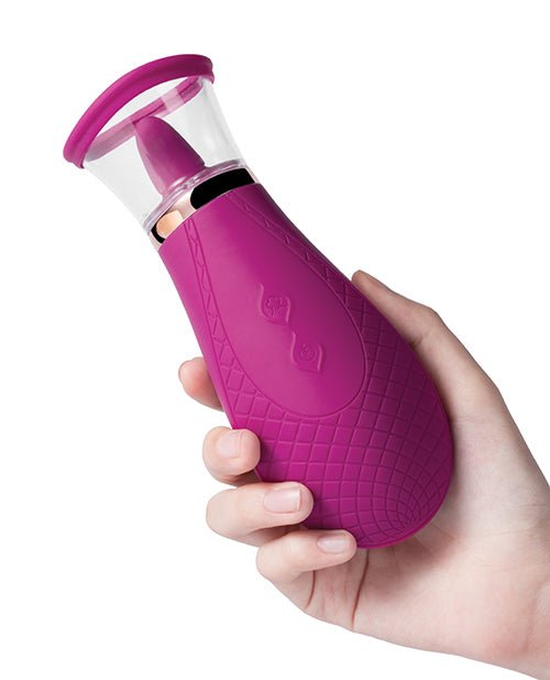 Scioness Sucking and Licking Clitoral Stimulator - Pink | Shop Lowest Prices at Funlove.com