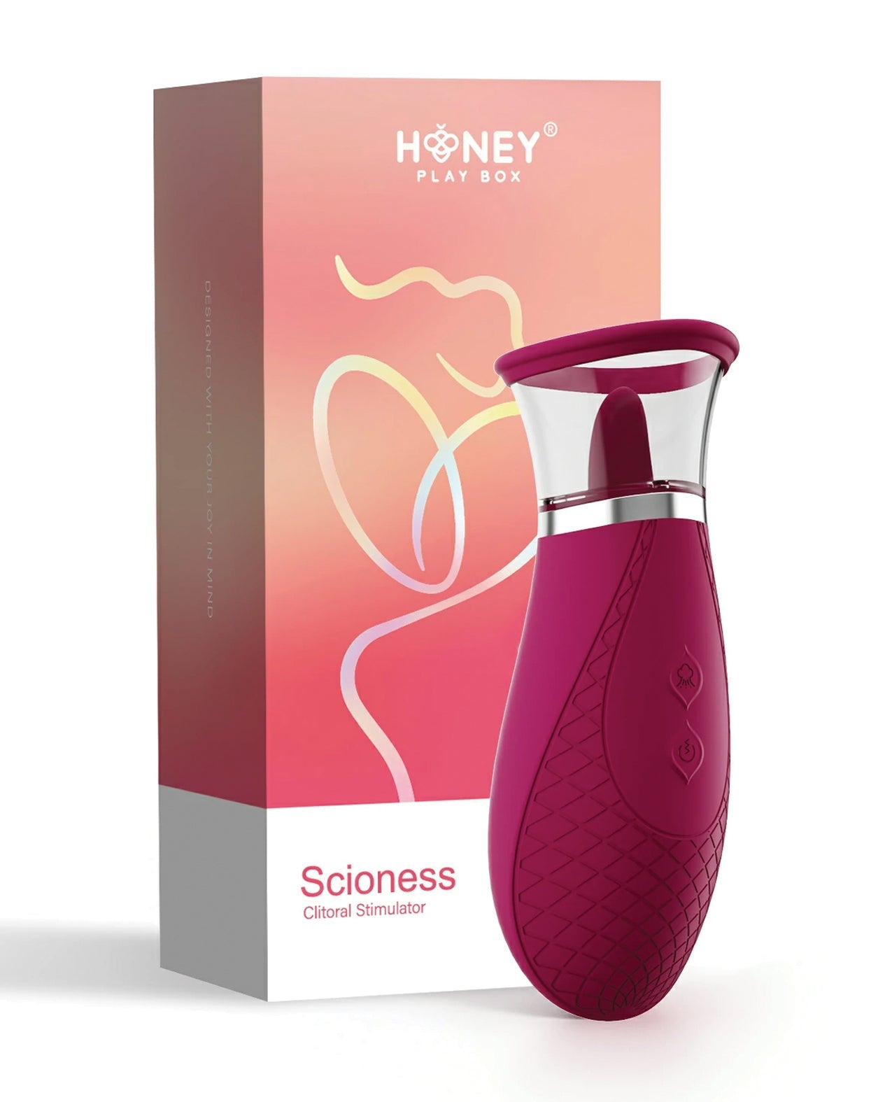 Scioness Sucking and Licking Clitoral Stimulator - Pink | Shop Lowest Prices at Funlove.com