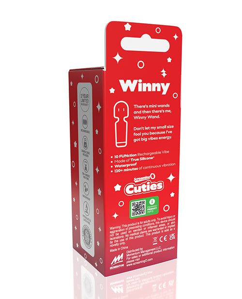 Screaming O Cuties Winny Vibrating Mini Wand - Sage Green | Shop Lowest Prices at Funlove.com