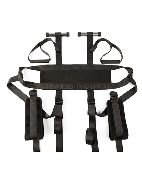 Sei Mio Behind Closed Doors Hanging Sex Swing - Black | Shop Lowest Prices at Funlove.com