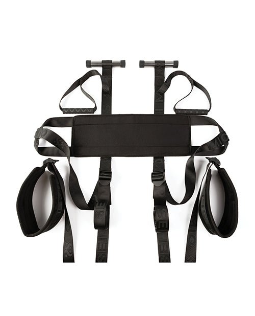 Sei Mio Behind Closed Doors Hanging Sex Swing - Black | Shop Lowest Prices at Funlove.com