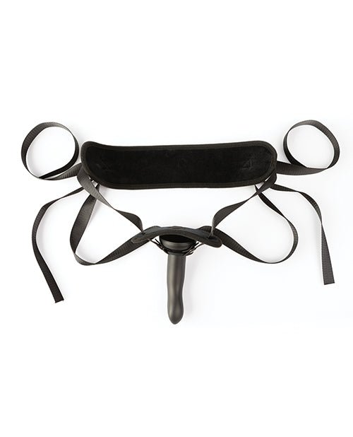 Sei Mio Cocked & Loaded Advanced Strap - On Harness & 6.5" Dildo - Black | Shop Lowest Prices at Funlove.com